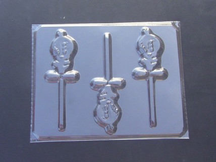 190sp Sweety Bird Chocolate or Hard Candy Lollipop Mold